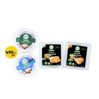 Swees Vegan Cheese (Slices) & Cream Cheese Set