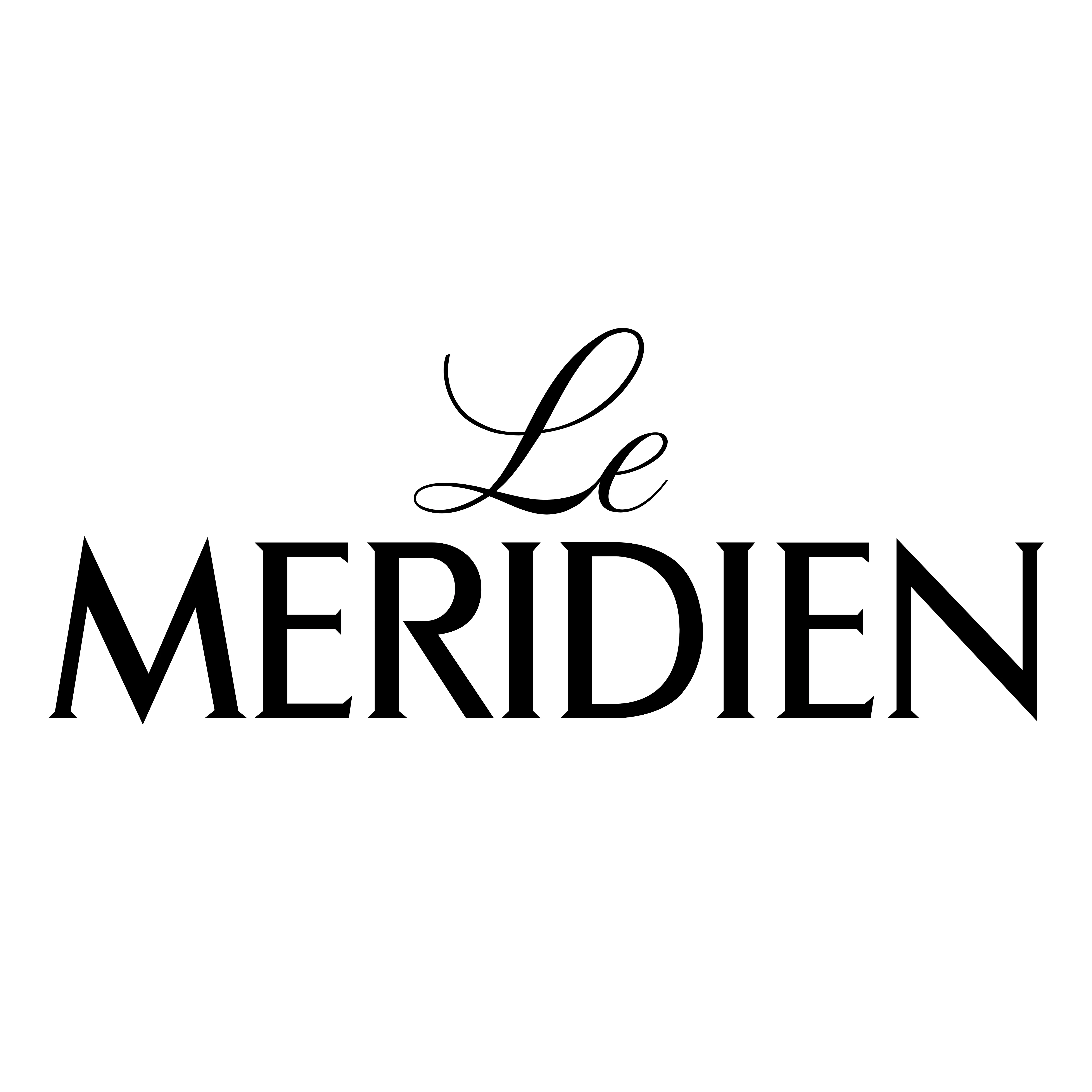LE Meridien logo black