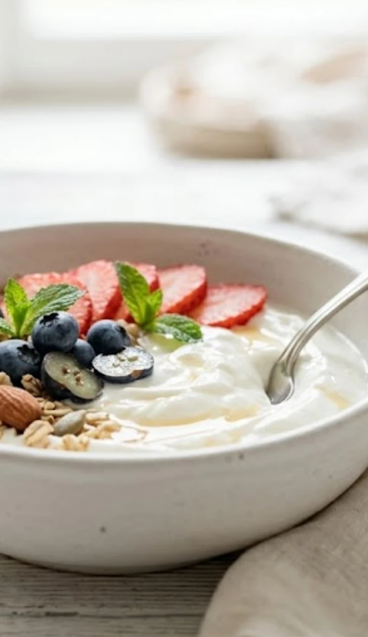 swees plant based yogurt breakfast bowl